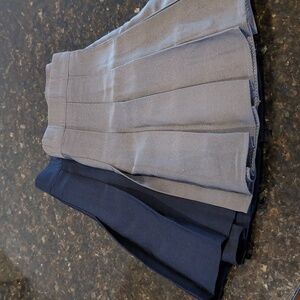 Classic Black Pleated Skirt Bundle - NWOT